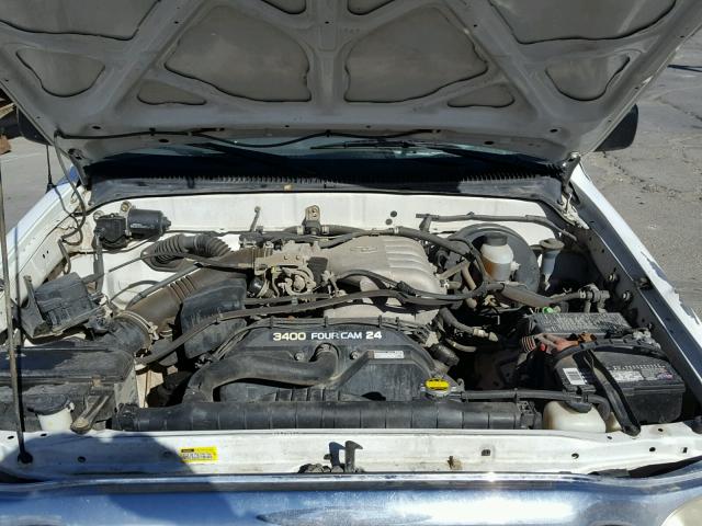 5TEWN72N42Z126636 - 2002 TOYOTA TACOMA XTR WHITE photo 7