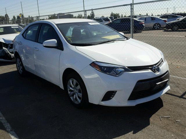 5YFBURHE8GP496070 - 2016 TOYOTA COROLLA L WHITE photo 1