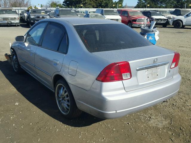 2HGES26723H546722 - 2003 HONDA CIVIC EX ვერცხლისფერი ფოტო 3