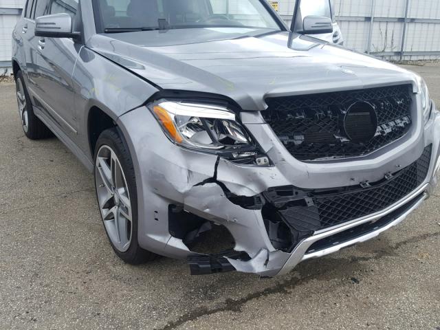 WDCGG8JB6FG358948 - 2015 MERCEDES-BENZ GLK 350 4M SILVER photo 10