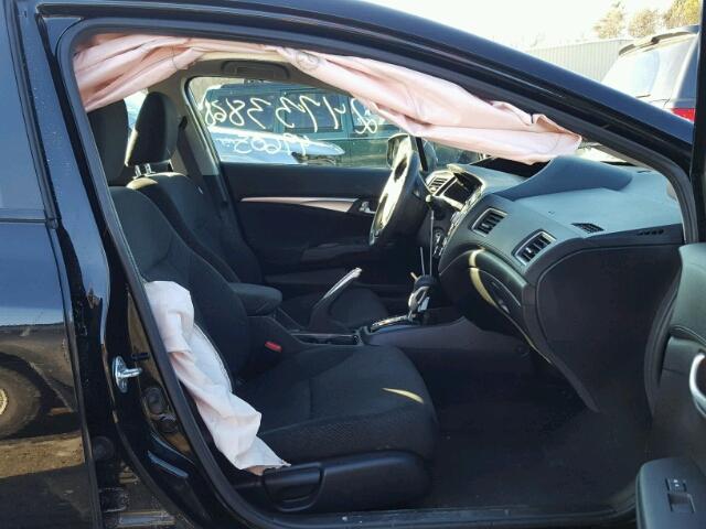 19XFB2F86DE253429 - 2013 HONDA CIVIC EX BLACK photo 5