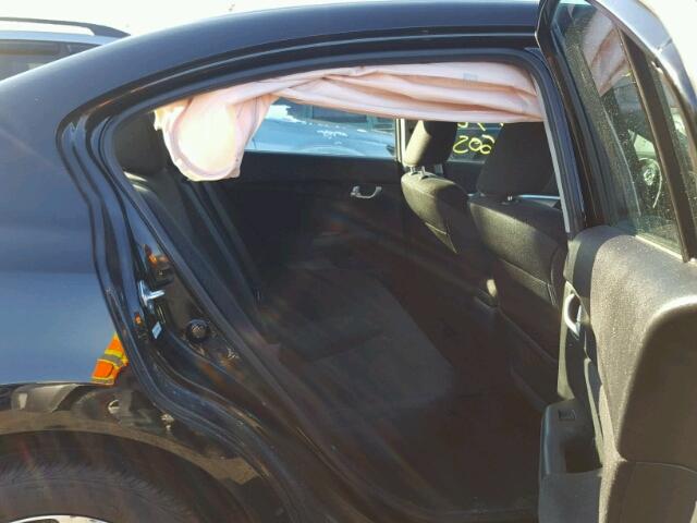 19XFB2F86DE253429 - 2013 HONDA CIVIC EX BLACK photo 6