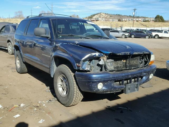 1B4HS28N5YF306786 - 2000 DODGE DURANGO BLUE photo 1