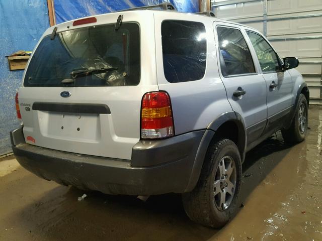 1FMYU93194KA50742 - 2004 FORD ESCAPE XLT SILVER photo 4