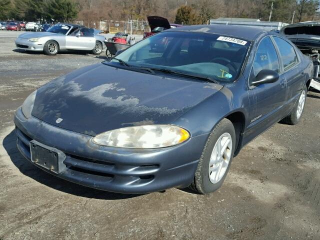 2B3HD46R1YH370838 - 2000 DODGE INTREPID BLUE photo 2