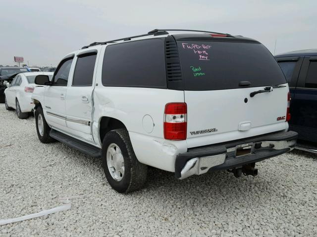 1GKFK16Z76J142918 - 2006 GMC YUKON XL K WHITE photo 3