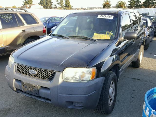 1FMYU02173KC65872 - 2003 FORD ESCAPE XLS BLACK photo 2