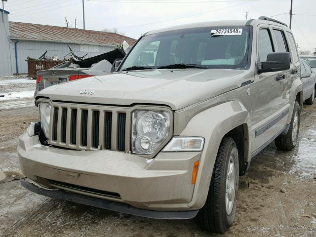 1J4PN2GK8AW164947 - 2010 JEEP LIBERTY SP BEIGE photo 2