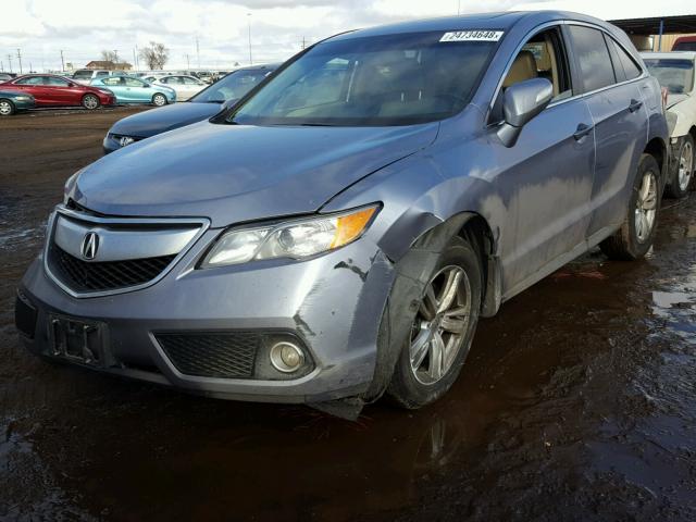 5J8TB4H53DL016181 - 2013 ACURA RDX TECHNO BLUE photo 2