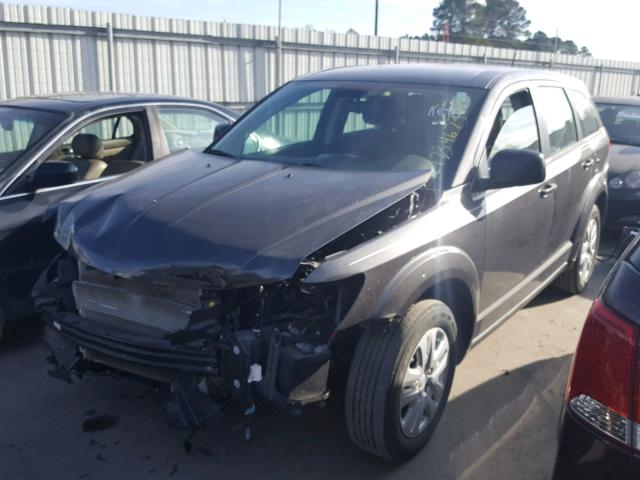 3C4PDCAB7FT650119 - 2015 DODGE JOURNEY SE GRAY photo 2