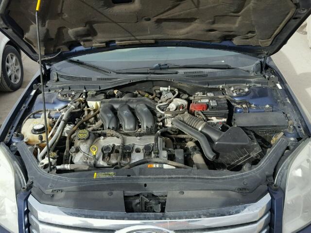 3FAHP08167R155499 - 2007 FORD FUSION SEL BLUE photo 7