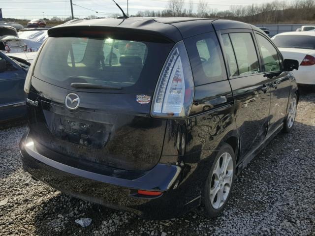 JM1CR2W34A0385998 - 2010 MAZDA 5 BLACK photo 4