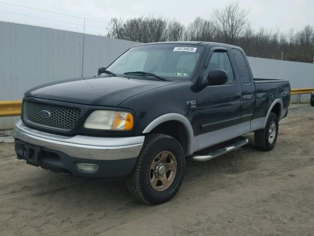 1FTRX18WX1NA16017 - 2001 FORD F150 BLACK photo 2