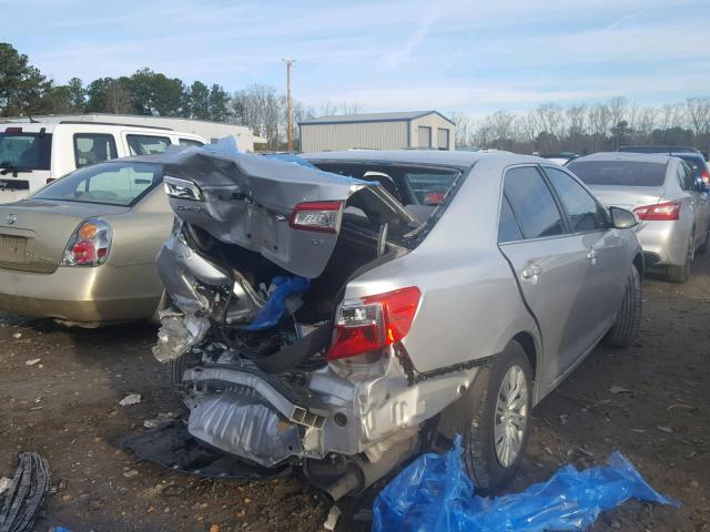 4T1BF1FK7CU160567 - 2012 TOYOTA CAMRY BASE SILVER photo 4