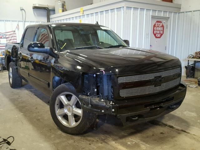 3GCPKTE32BG282153 - 2011 CHEVROLET SILVERADO BLACK photo 1