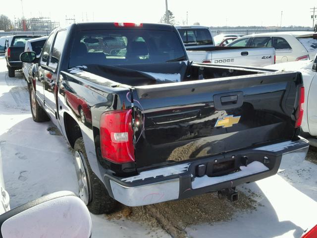 3GCPKTE32BG282153 - 2011 CHEVROLET SILVERADO BLACK photo 3