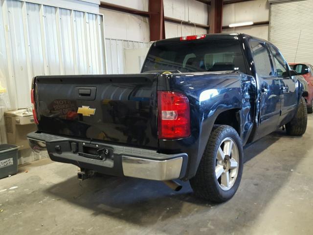 3GCPKTE32BG282153 - 2011 CHEVROLET SILVERADO BLACK photo 4