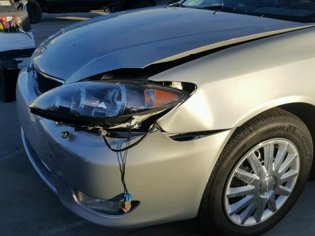 4T1BE32K05U536078 - 2005 TOYOTA CAMRY LE SILVER photo 9