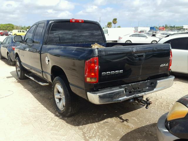 1D7HU18266S623452 - 2006 DODGE RAM 1500 S BLACK photo 3