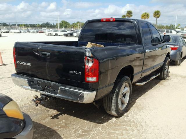 1D7HU18266S623452 - 2006 DODGE RAM 1500 S BLACK photo 4