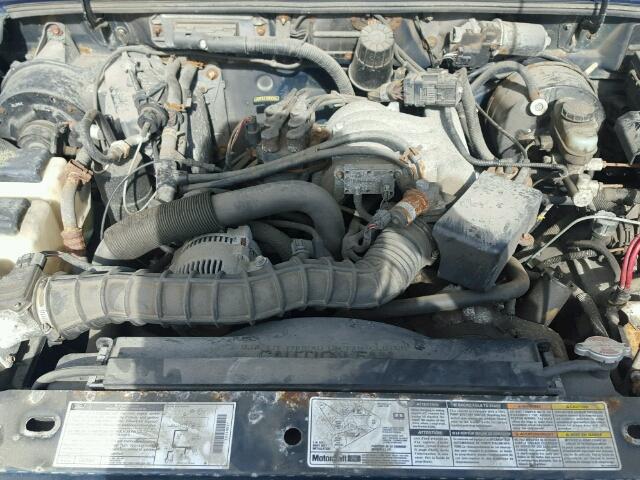 1FTYR10V7XUA78143 - 1999 FORD RANGER BLUE photo 7