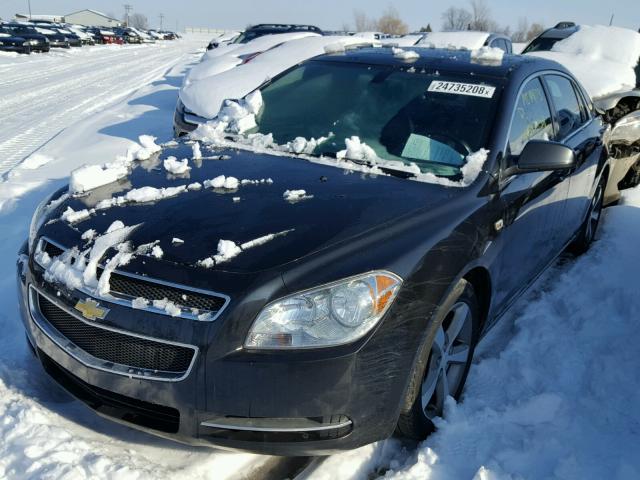 1G1ZJ57B98F154295 - 2008 CHEVROLET MALIBU 2LT BLACK photo 2