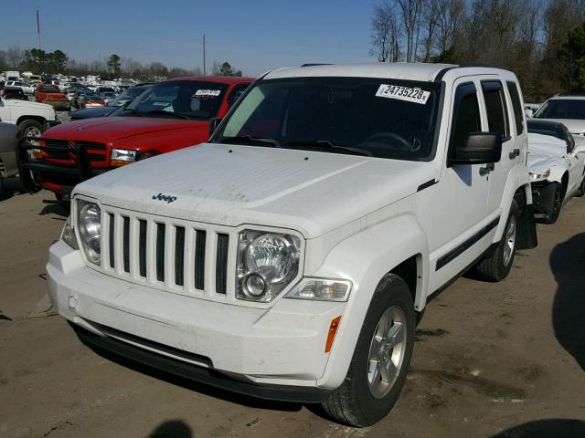 1C4PJLAK4CW169937 - 2012 JEEP LIBERTY SP WHITE photo 2