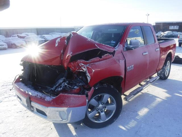 1C6RR7GT4FS645132 - 2015 RAM 1500 SLT RED photo 2