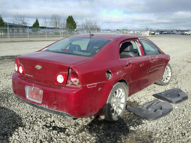 1G1ZE5E73AF218873 - 2010 CHEVROLET MALIBU LTZ RED photo 4
