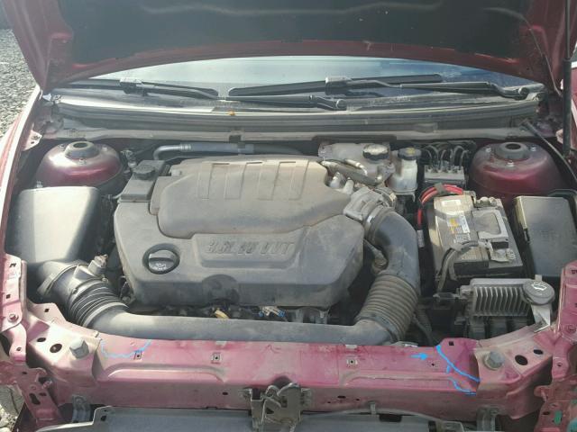 1G1ZE5E73AF218873 - 2010 CHEVROLET MALIBU LTZ RED photo 7