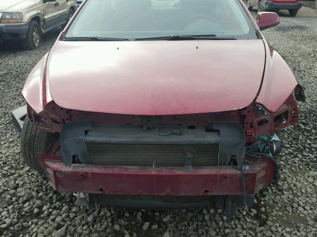 1G1ZE5E73AF218873 - 2010 CHEVROLET MALIBU LTZ RED photo 9