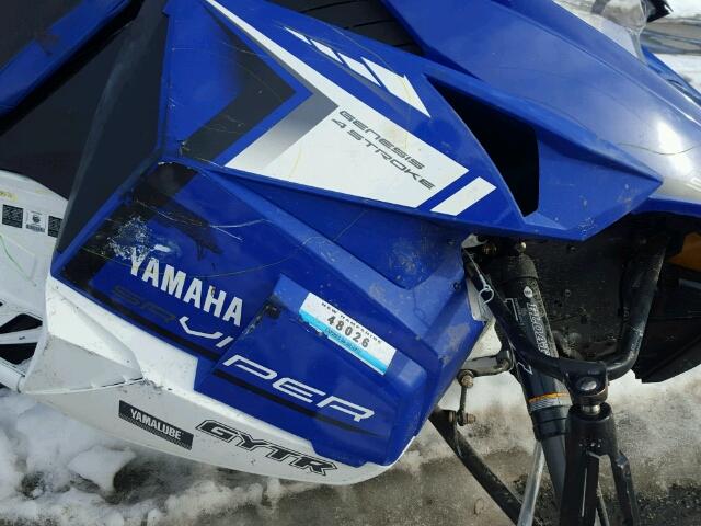 4UF8JY004ET000726 - 2014 YAMAHA VIPER BLUE photo 7