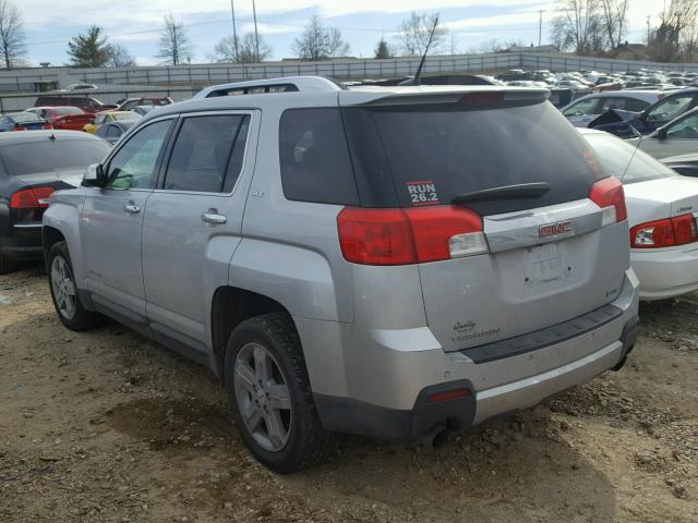 2GKFLWE5XC6150660 - 2012 GMC TERRAIN SL SILVER photo 3