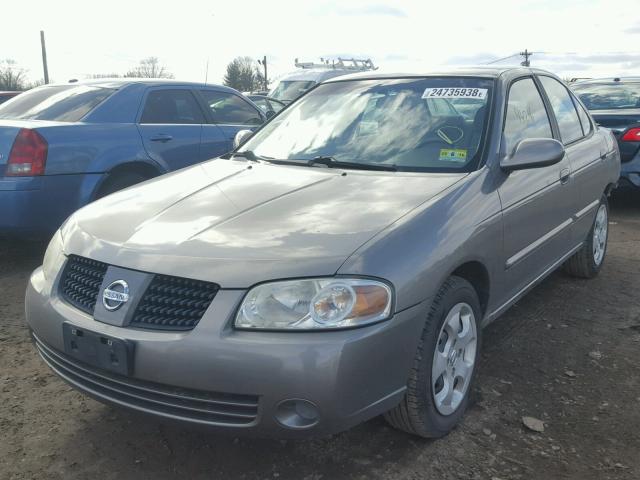 3N1CB51D14L470894 - 2004 NISSAN SENTRA 1.8 GRAY photo 2