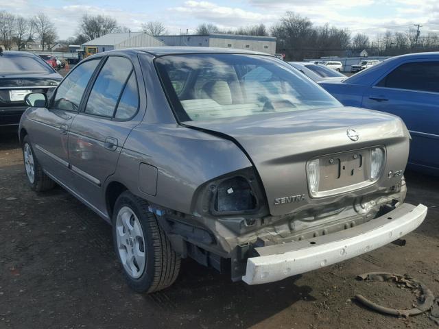 3N1CB51D14L470894 - 2004 NISSAN SENTRA 1.8 GRAY photo 3