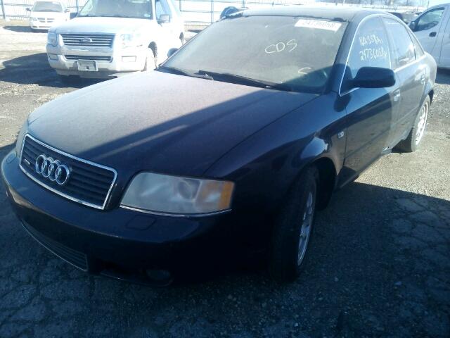 WAULD64B52N110951 - 2002 AUDI A6 2.7T QU BLACK photo 2