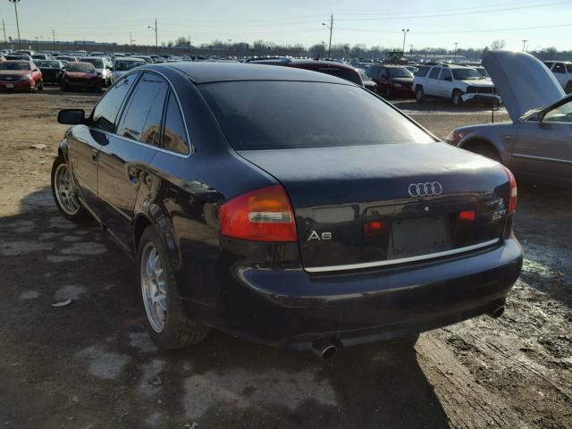 WAULD64B52N110951 - 2002 AUDI A6 2.7T QU BLACK photo 3