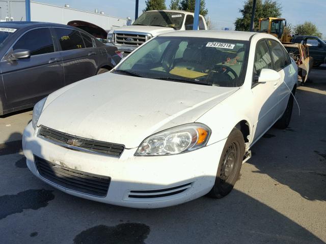 2G1WB58N489100758 - 2008 CHEVROLET IMPALA LS WHITE photo 2