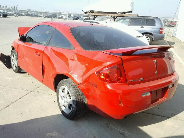 1G2AS18H797105741 - 2009 PONTIAC G5 RED photo 3