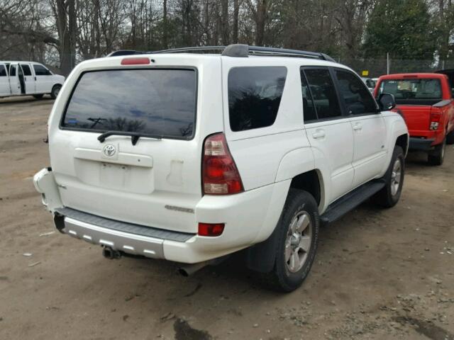 JTEZU14R740026963 - 2004 TOYOTA 4RUNNER SR WHITE photo 3