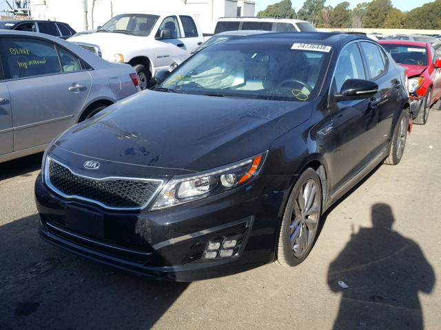 5XXGR4A61FG517149 - 2015 KIA OPTIMA SX BLACK photo 2