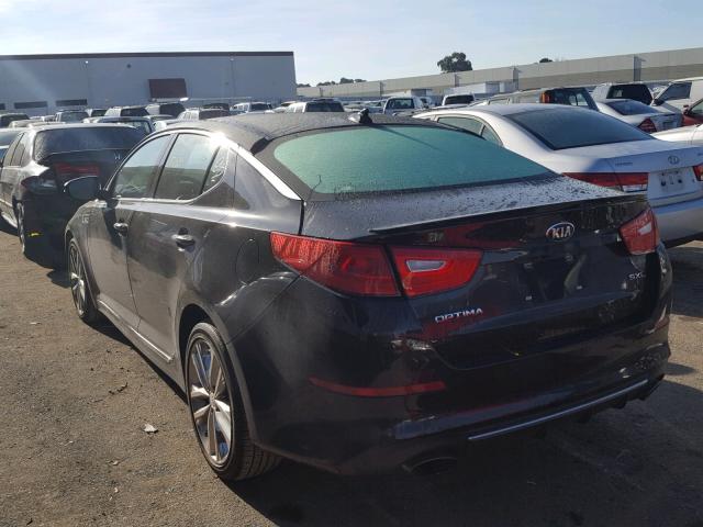 5XXGR4A61FG517149 - 2015 KIA OPTIMA SX BLACK photo 3