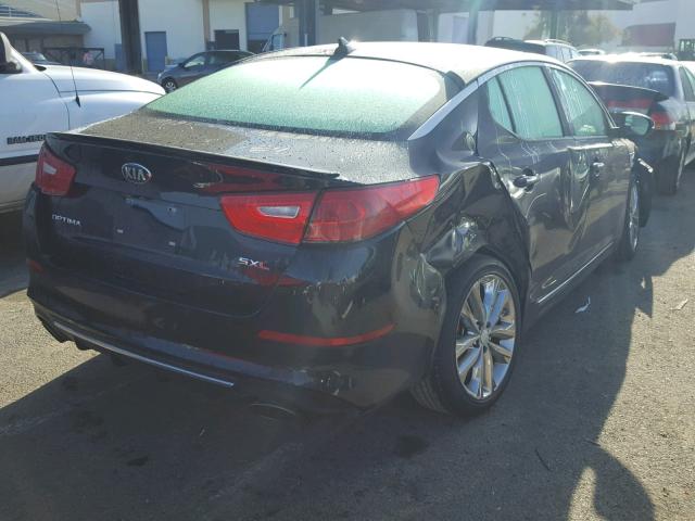 5XXGR4A61FG517149 - 2015 KIA OPTIMA SX BLACK photo 4