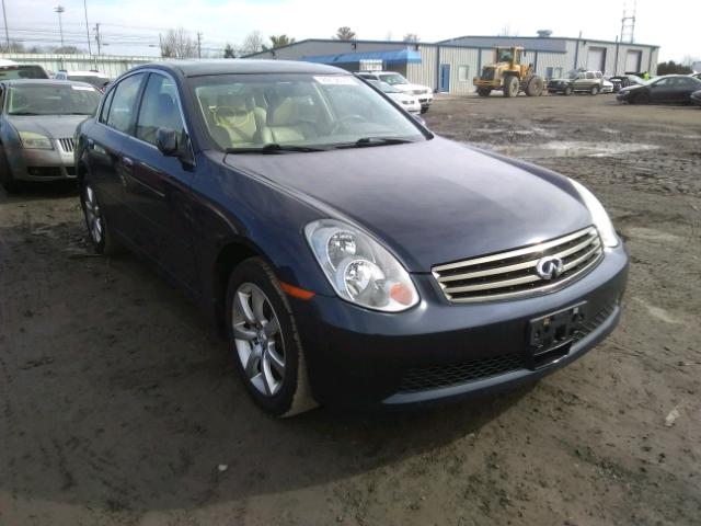 JNKCV51F26M614143 - 2006 INFINITI G35 BLUE photo 1