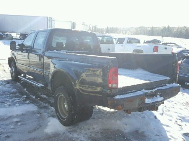 1FTWW33P35EB15768 - 2005 FORD F350 SUPER BLACK photo 3