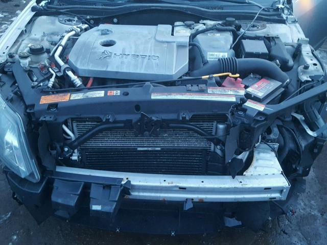 3FADP0L31AR287472 - 2010 FORD FUSION HYB SILVER photo 7