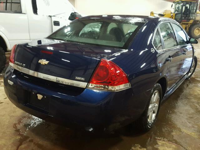 2G1WT57K691213437 - 2009 CHEVROLET IMPALA 1LT BLUE photo 4