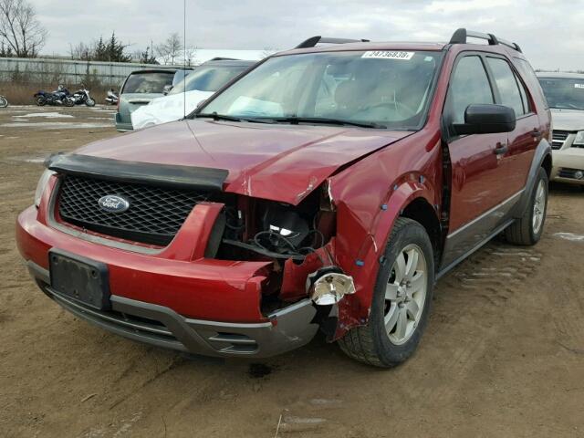 1FMZK01136GA49634 - 2006 FORD FREESTYLE RED photo 2