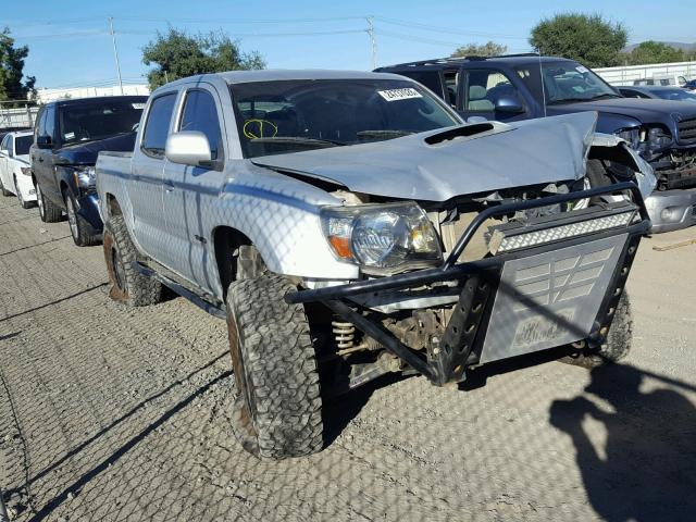 3TMLU42NX6M006136 - 2006 TOYOTA TACOMA DOU SILVER photo 1