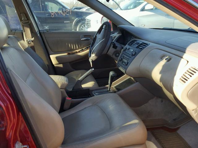 1HGCG16502A036948 - 2002 HONDA ACCORD EX RED photo 5